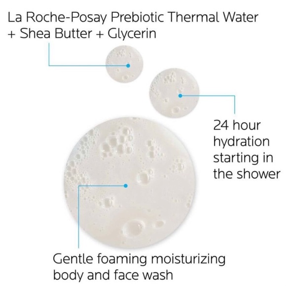 ▪️ 5/$25 LA-ROCHE-POSAY Lipikar AP+ Gentle Foaming Cleanser - .5 oz NEW - Picture 3 of 5